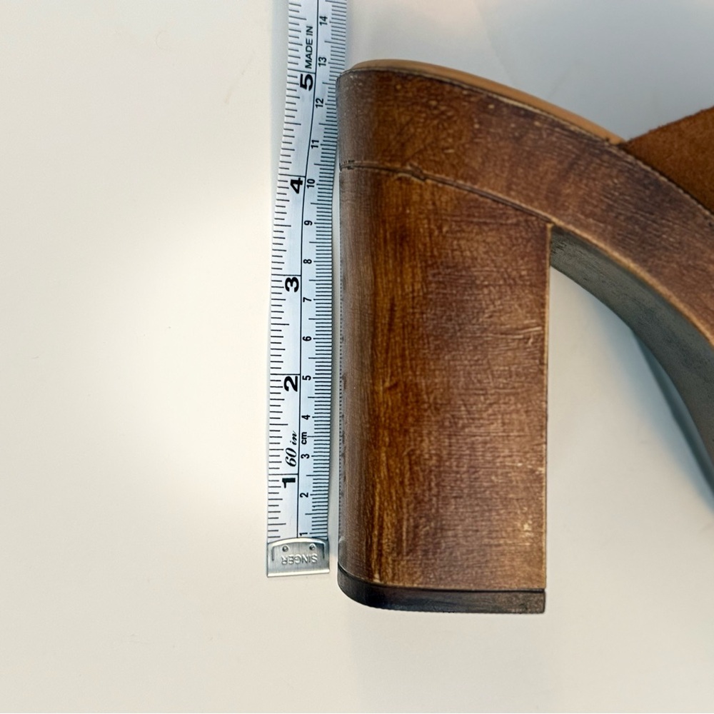 Steve Madden Brown Platform Mules - Picture 11 of 13